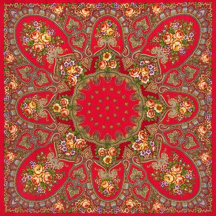 Павловопосадский платок Венский вальс 1121-3