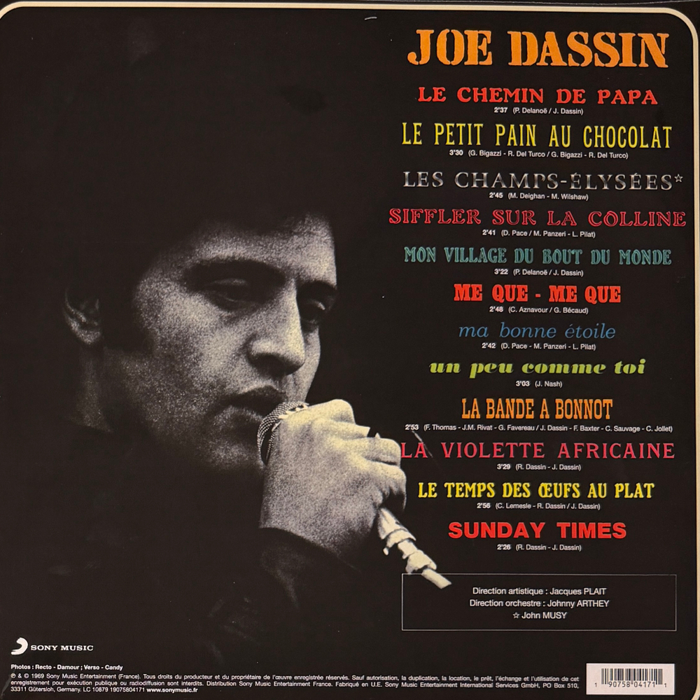 Виниловая пластинка Joe Dassin LP