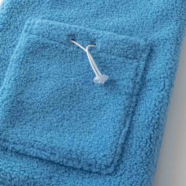 Куртка Furry Big Logo HTF белая/голубая - фото 11