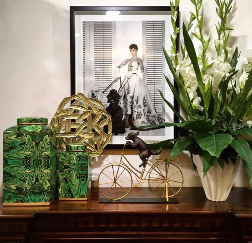 Ваза Малахит большая 42 см