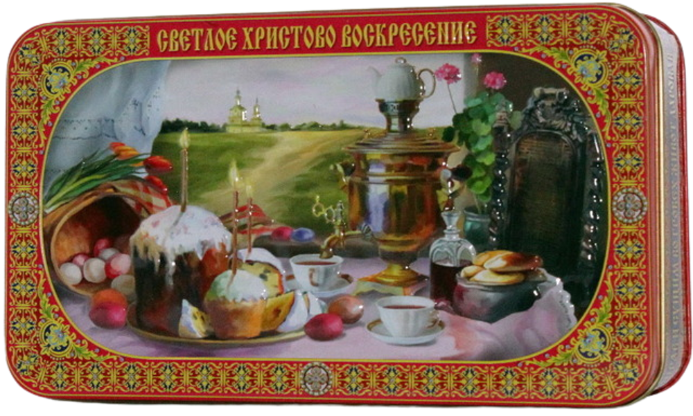 ШКАТУЛКА С ЧАЕМ "СВЕТЛОЕ ВОСКРЕСЕНИЕ" 60 г