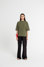 Футболка oversize хаки