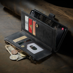 Многофункциональный чехол-кошелек CaseMe 3 in 1 Matte Wallet для Samsung Galaxy S25 FE