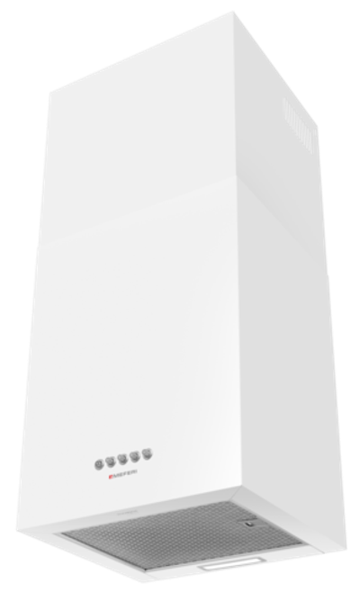Дизайнерская пристенная вытяжка Meferi ROOMBOX40WH COMFORT