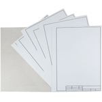 Папка для черчения А4 20л., Проф-Пресс, с вертикальной рамкой, цветная обложка, 160г/м2, "Чертеж механизма - 3"