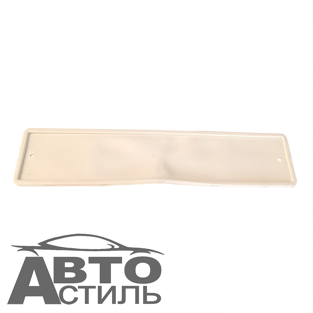 Рамка под номер СИЛИКОН белая 726991б#28409