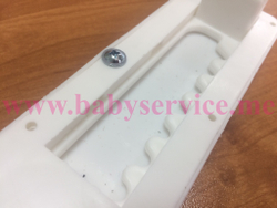 Регулятор подголовника в люльке белый