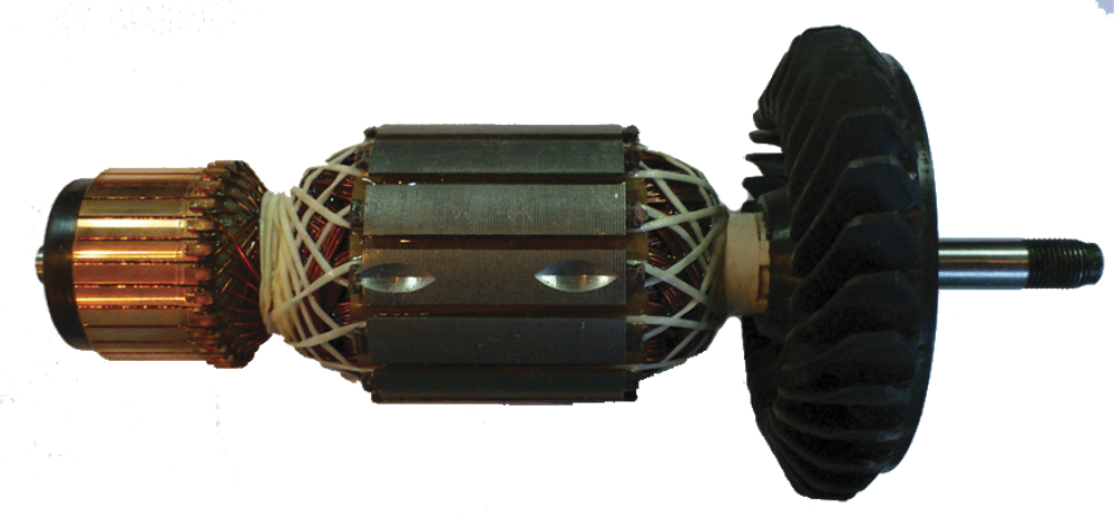 Якорь мшу Bosch GWS 20-180/230 (резьба, D:10/54/37.2/8-мм, L:205-мм, а: 1604011252) [AEZ]