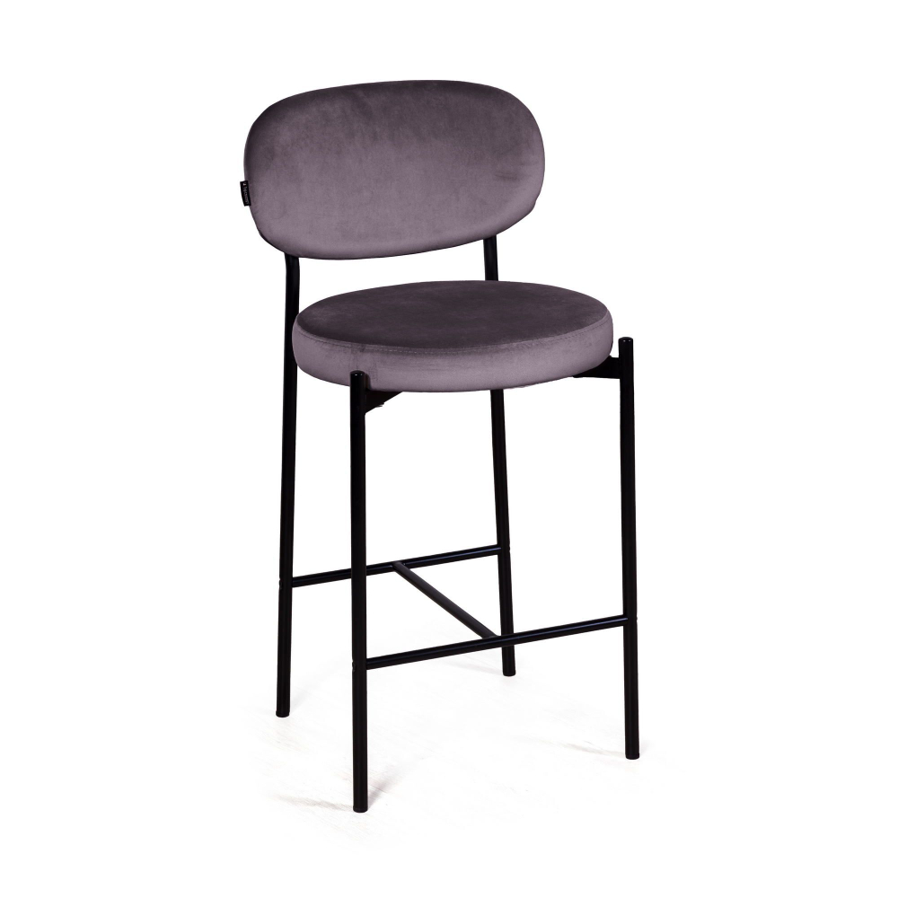 Стул полубарный Mason, бархат 3