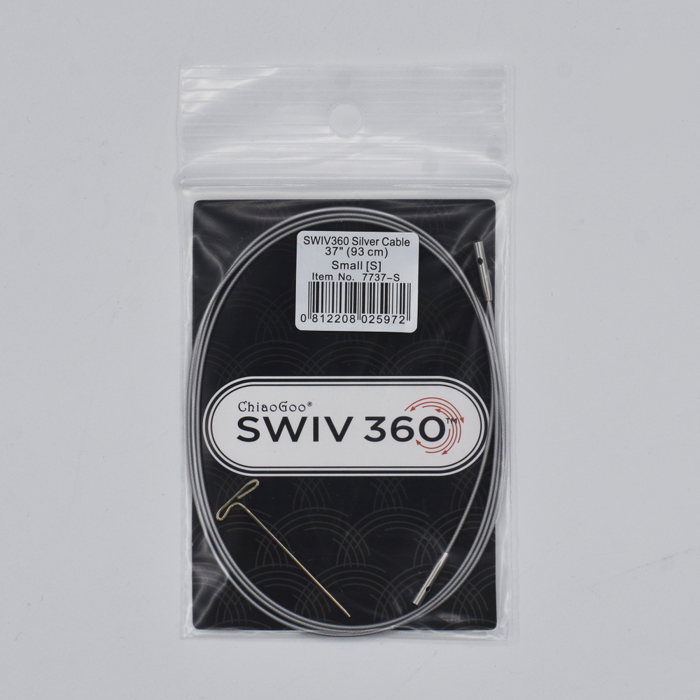 Лески SWIV360 small(S) от ChiaoGoo, 13 см. - 125 см., silver cable