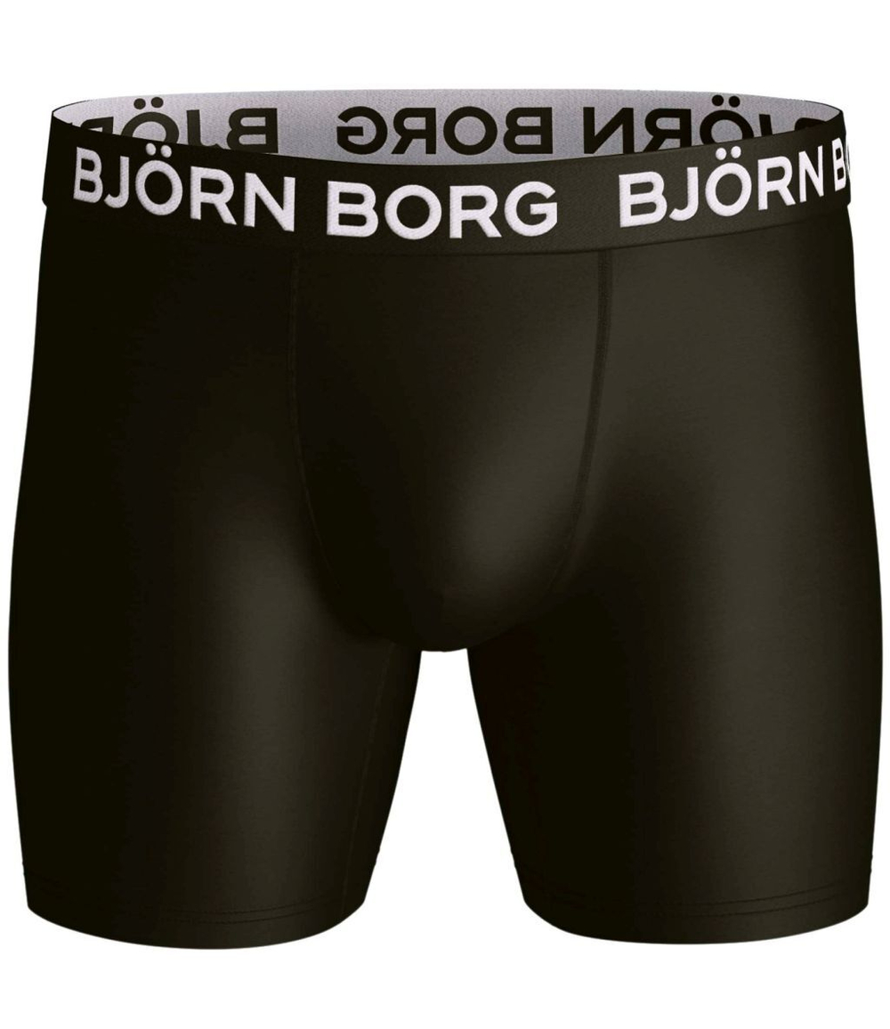 Мужские спортивные боксеры Björn Borg Performance Boxer 2P - green/print