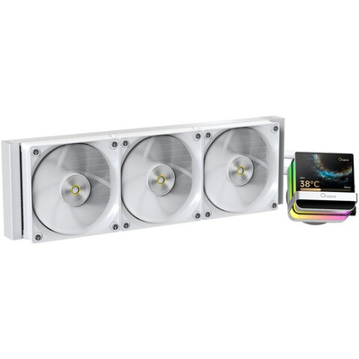 Система водяного охлаждения Ocypus Sigma L36 PRO WH, 360mm, LCD Pump