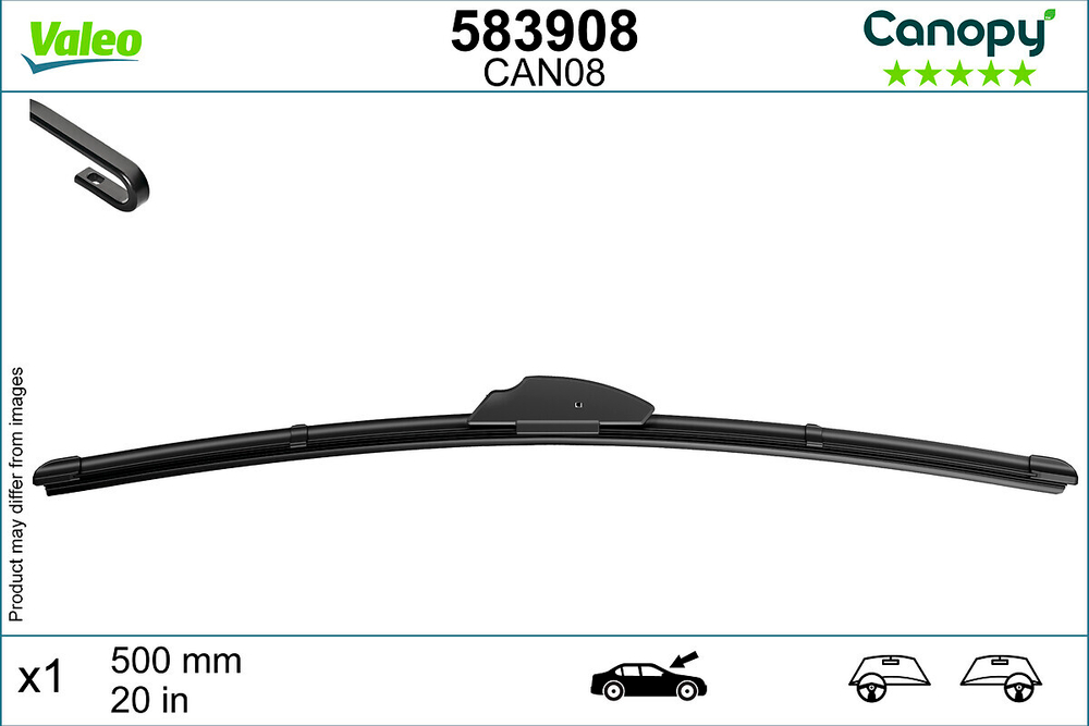 VALEO - 583908-VAL - Wiper Blade
