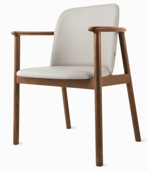 Стул Leon деревянный, бежевая ткань