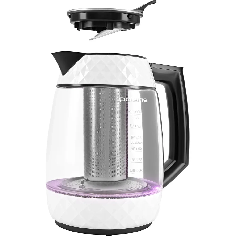 Электрический чайник PWK 1823CGLD Wi-Fi IQ Home белый