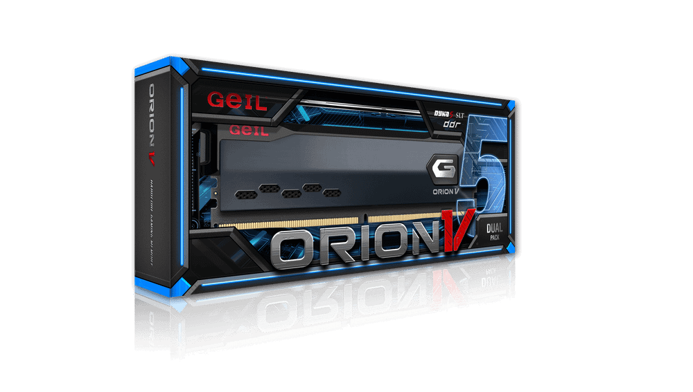 Оперативная память 64GB Kit (2x32GB) GEIL Orion V 5600Mhz DDR5 CL38 GVG564GB5600C38ADC Grey