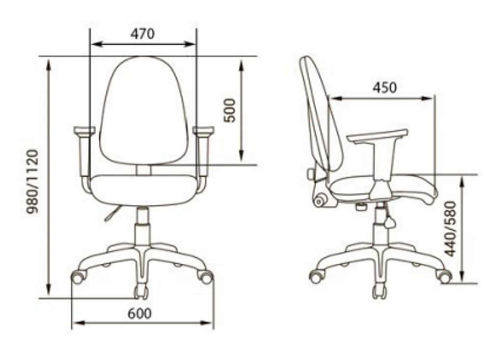 Кресло для персонала Престиж new Рондо  люкс