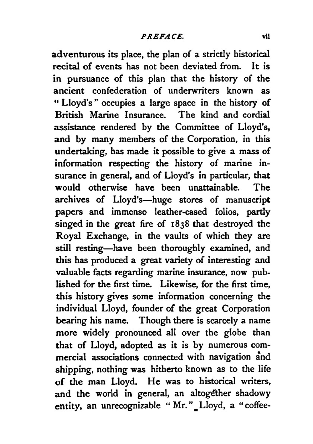 The history of Lloyd's and of marine insurance in Great Britain. With an appendix containing statistics relating to marine insurance | Frederick Martin