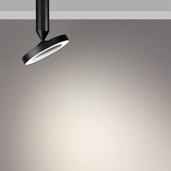 359279 OVER NT23 326 черный Светильник накладной светодиодный IP20 LED 18W 85-265V 1350Лм 3000К MIRROR