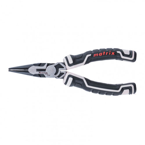 17197 Длинногубцы прямые 165 мм, усиленная система, PRO//