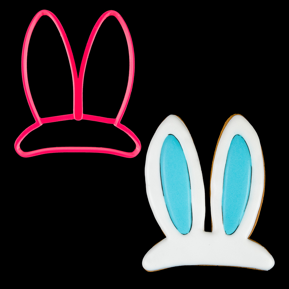 Вырубка пластиковая "Уши зайца №1"