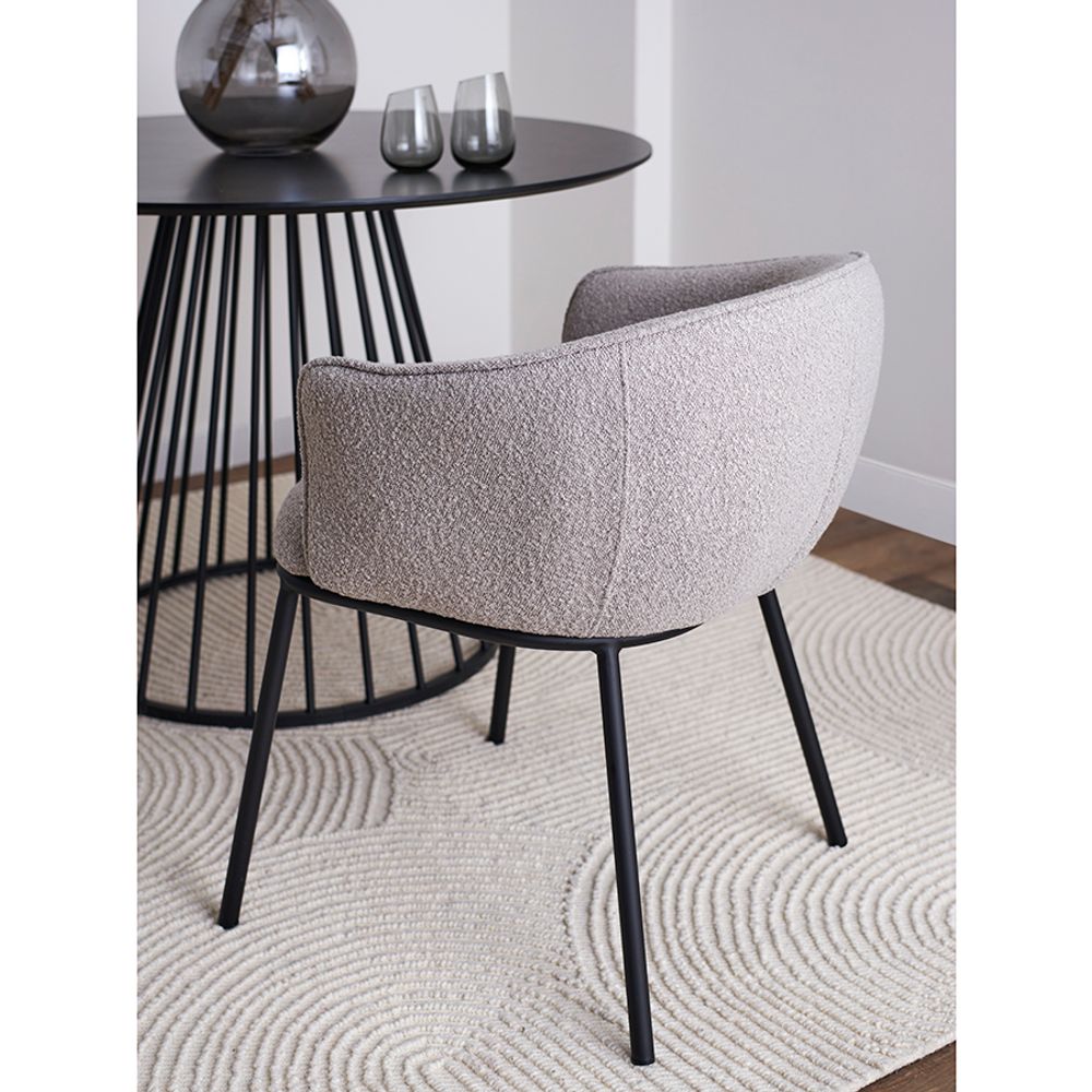 Стул Paal, букле, серый