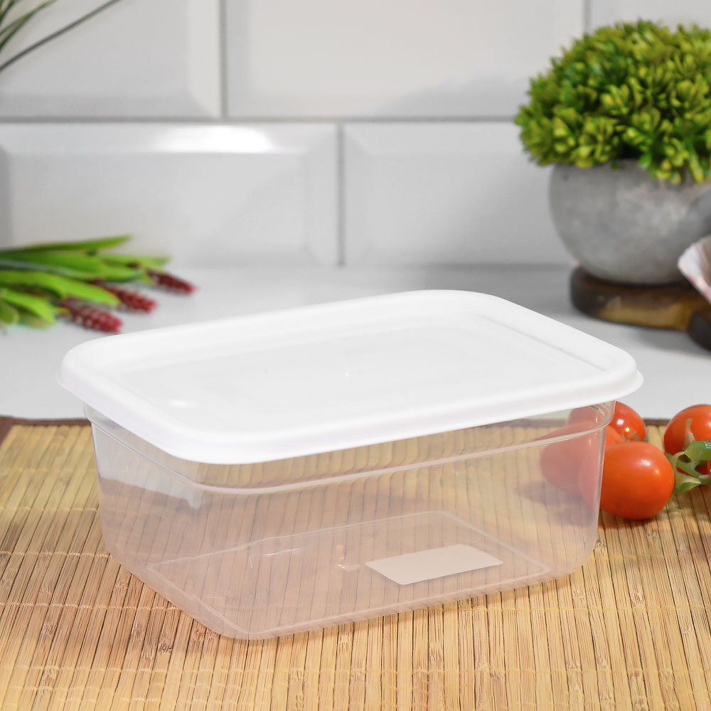 Емкость для СВЧ 1,2л "Матрешка" (белый)