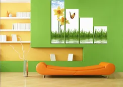 Модульная картина "Летние бабочки"