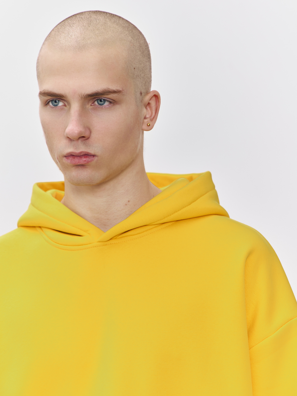 Худи с начесом (желтый)