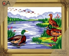 "Утки"-6237К вышивка