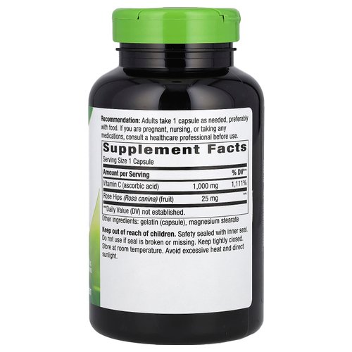 Nature's Way, Витамин C с шиповником, 250 капсул