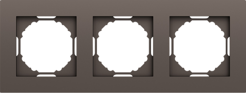 Рамка 3-я, мокко, серия A07