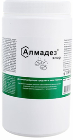 Алмадез-ХЛОР Таблетки №300; 3,4 г, банка 1кг