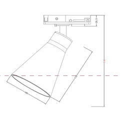 Трековый светильник Maytoni Technical TR022-1-GU10-B