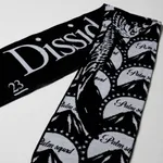 Шарф Dissident "DZ" Двусторонний Черно-Белый