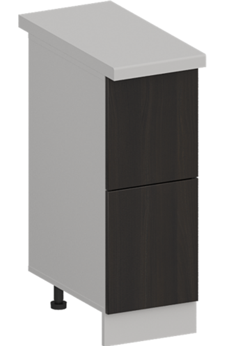 Кухня Модуль ШН2Я 300 Белый / Ликата