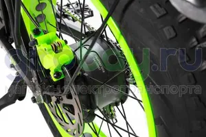 Электровелосипед Syccyba F11 Pro Dual 48V/15Ah (полный привод) - Салатовый обод фото №13