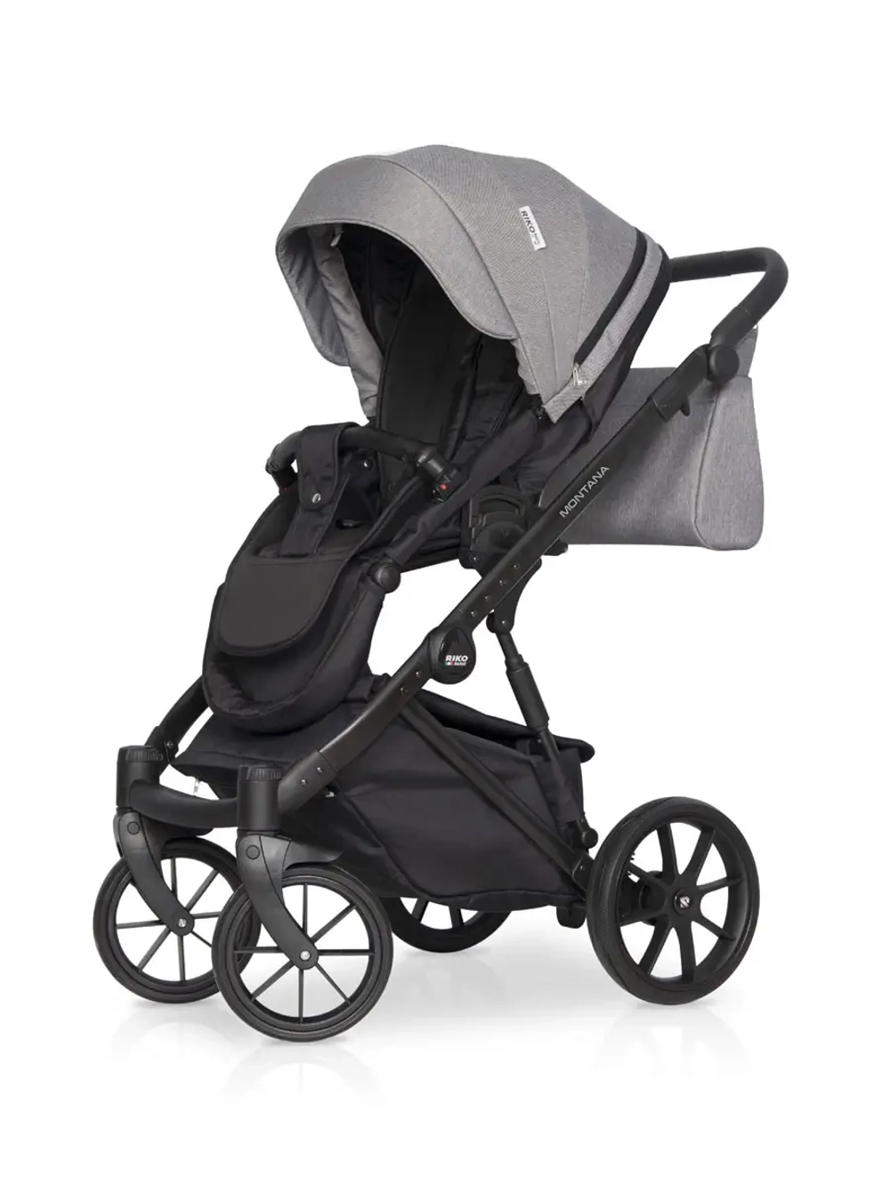 Коляска 2 в 1 Riko Basic Montana 2 в 1 цвет 04 графит