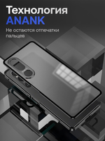 Металлический чехол MosSeller для Sony Xperia 1 VI, черный (комбинированный)