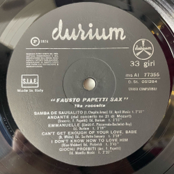 Винтажная виниловая пластинка LP Fausto Papetti 19a Raccolta (Italy 1974)