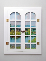 Панно со ставнями "Вид из окна" 37,5*49 см