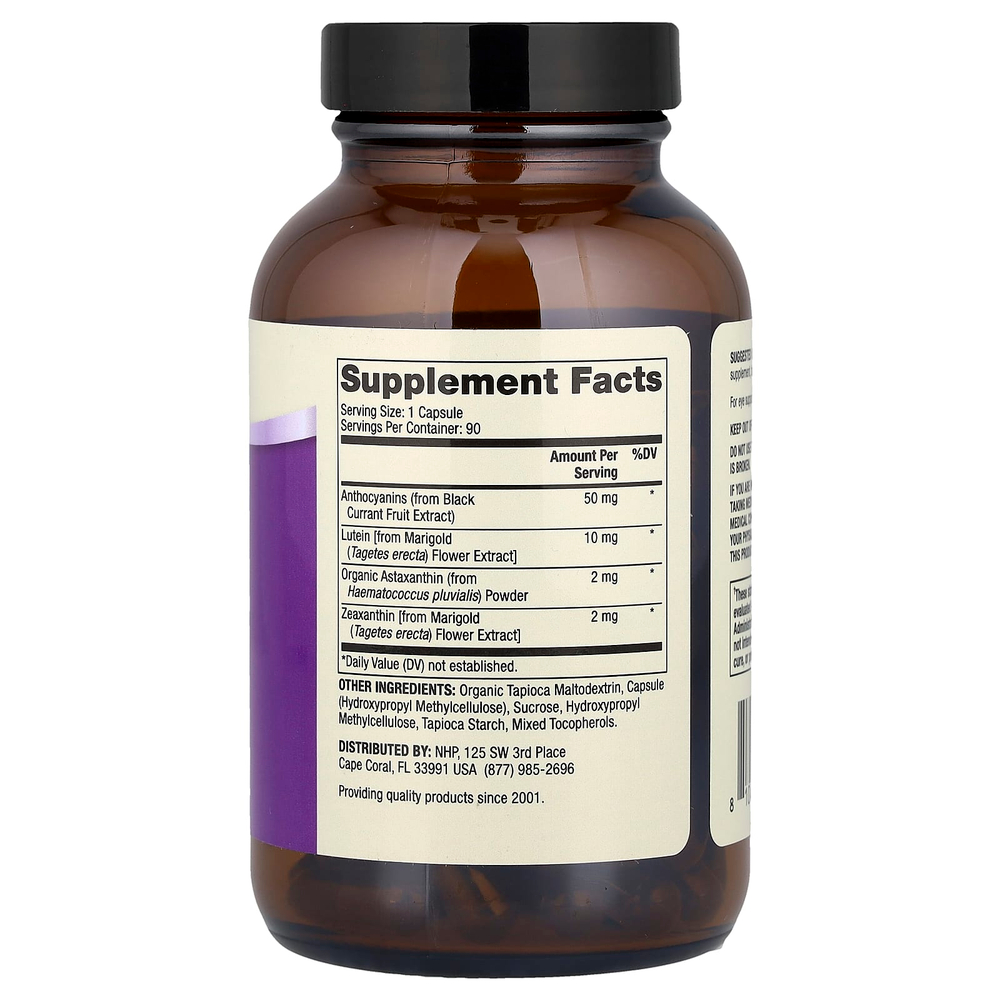 Dr. Mercola, добавка для поддержки глаз, 90 капсул