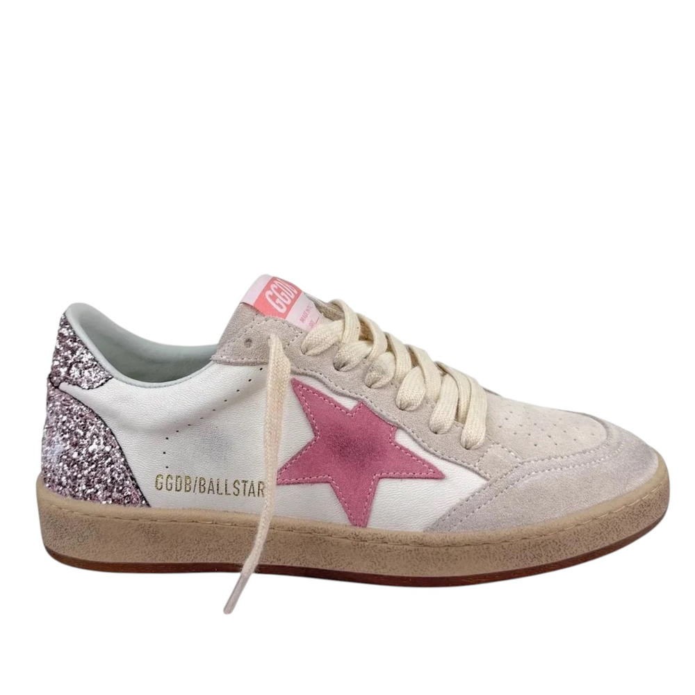 Golden Goose Ball Star / Розовая звезда / розовая пятка
