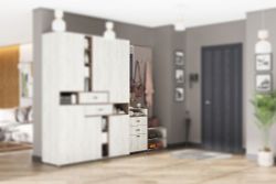 Тумба с зеркалом 400, МС "Анита",