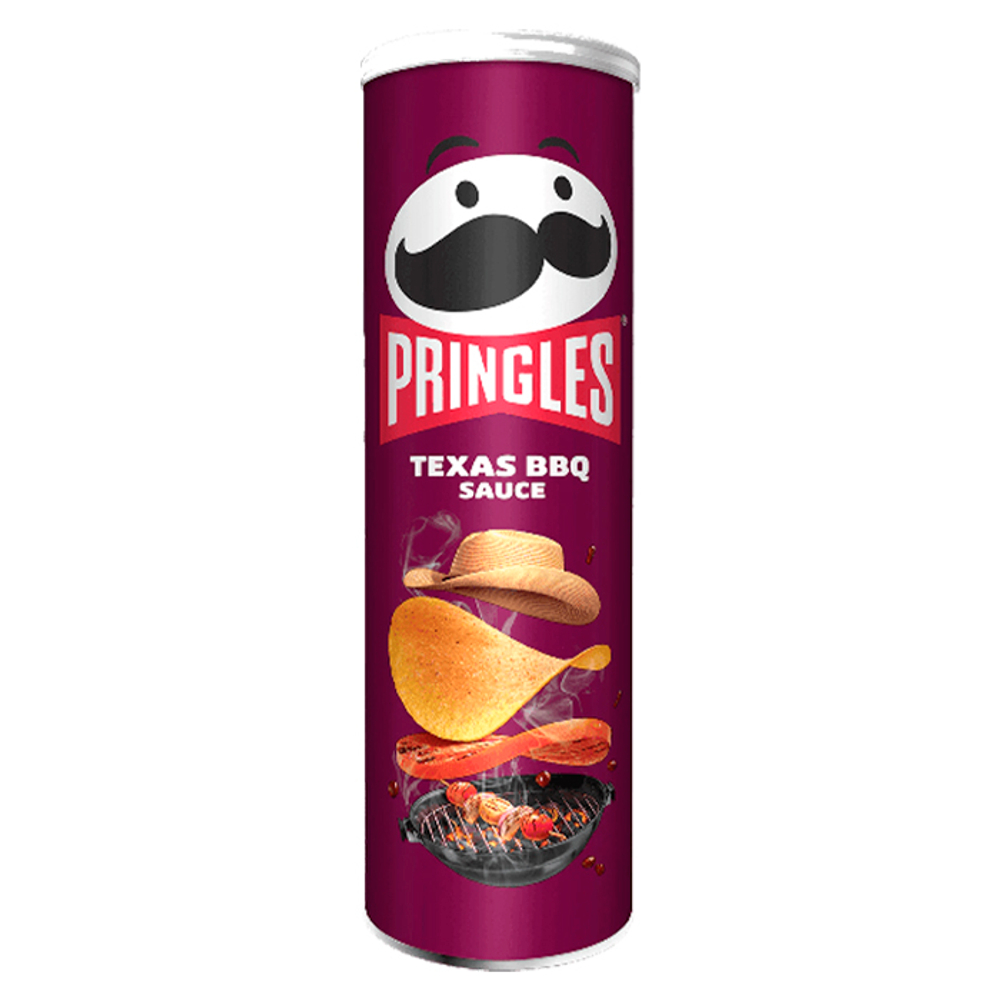 Чипсы PRINGLES 165 гр Барбекю (TEXAS) (19)