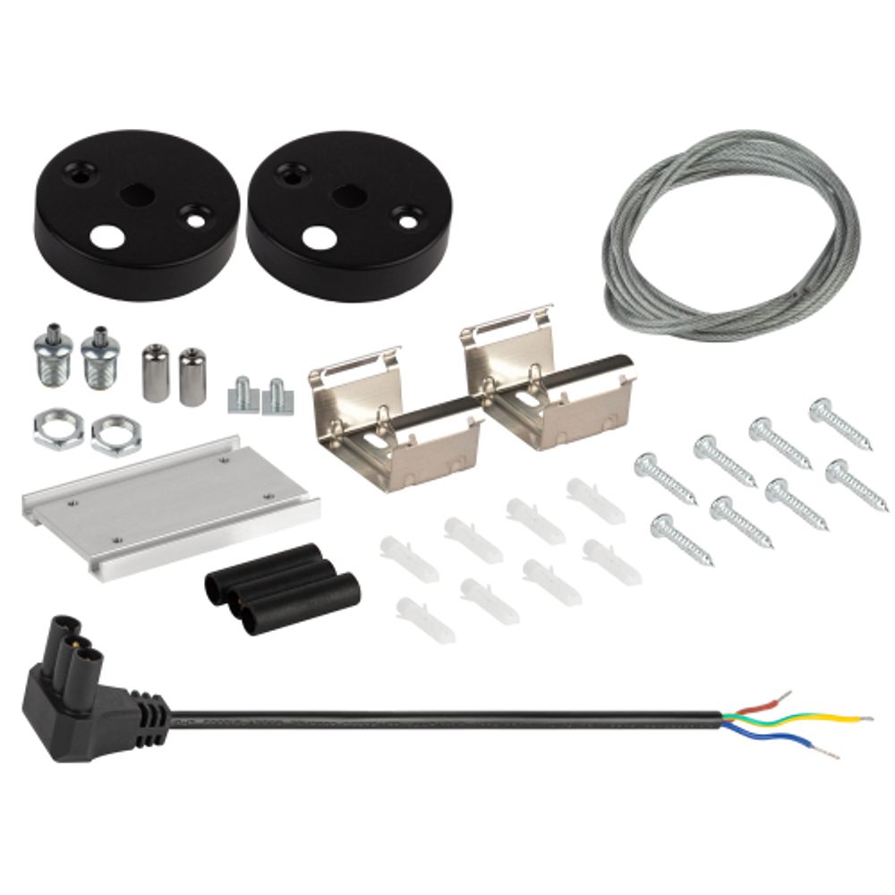 Линейный светодиодный светильник ЭРА SML-30-40W-4K-12-B 40Вт 4000K 4100Лм 1180х50х68 черный подвесной | Светильники линейные для ритейла