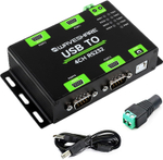 USB TO 4CH RS232, Преобразователь USB в 4-CH RS232, чип FT4232HL