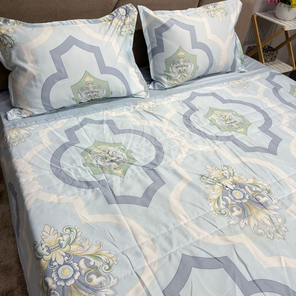 КПБ Кит С Одеялом МУН ШЕЛК 2сп АКЦИЯ !!! (от 10шт цена 5900тн)