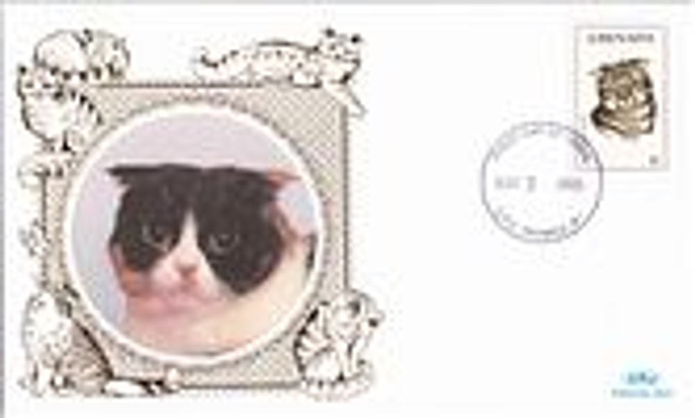 Конверт Первого дня Гренады от 3 мая 1995 года с маркой и спецгашением