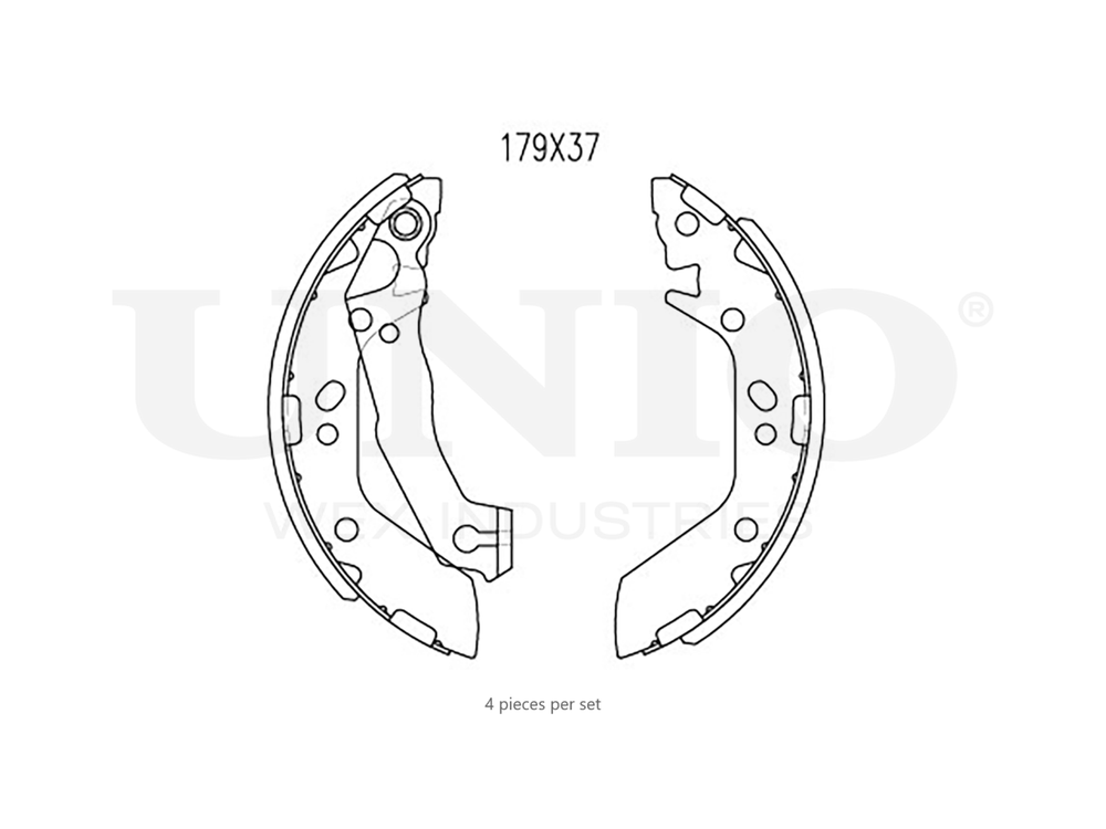 Колодки тормозные бараб. задние UNIO BRP-10056